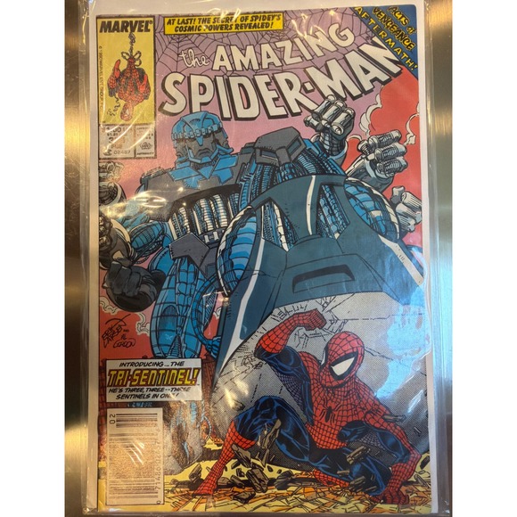 Marvel Comics Other - Amazing Spider-Man 329 Marvel Comics 1990 Erik Larsen Tri-Sentinel Cosmic Spidey
